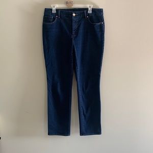 Chico's, Jeans, Nwt Chicos So Slimming Girlfriend Slim Leg Embellished  Jeans